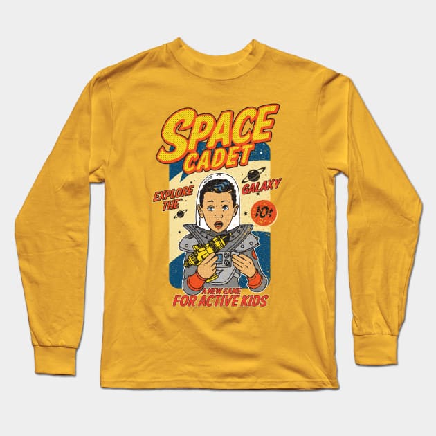 Space Cadet Long Sleeve T-Shirt by SpottydoggCreatives